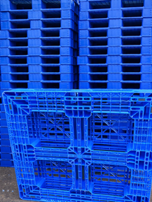 大阪発　中古プラスチックパレット11型1100×1100（青）